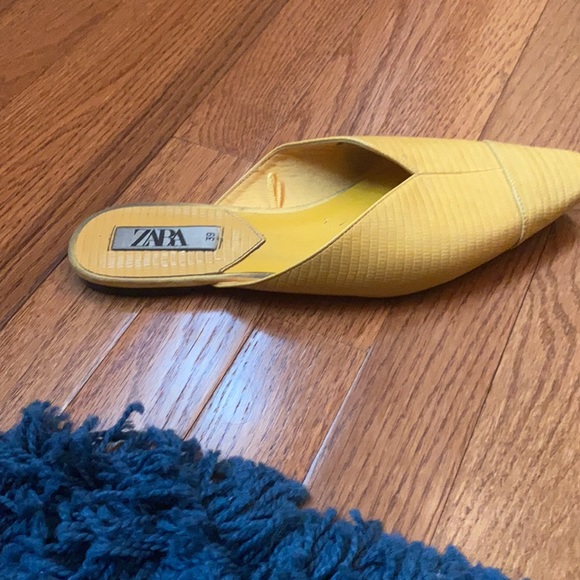 Zara mustard mules - Picture 3 of 5